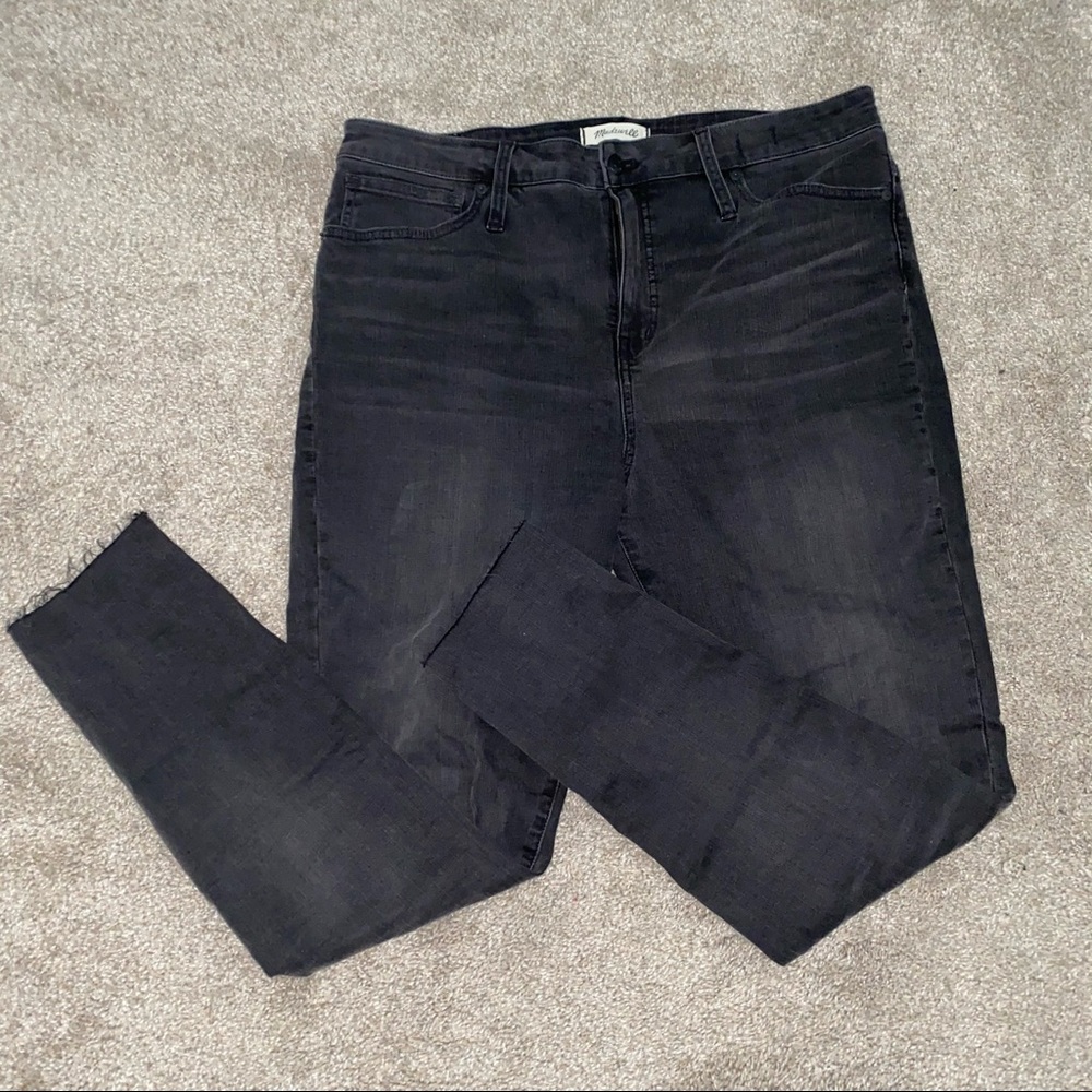 Madewell distressed skinny jeans